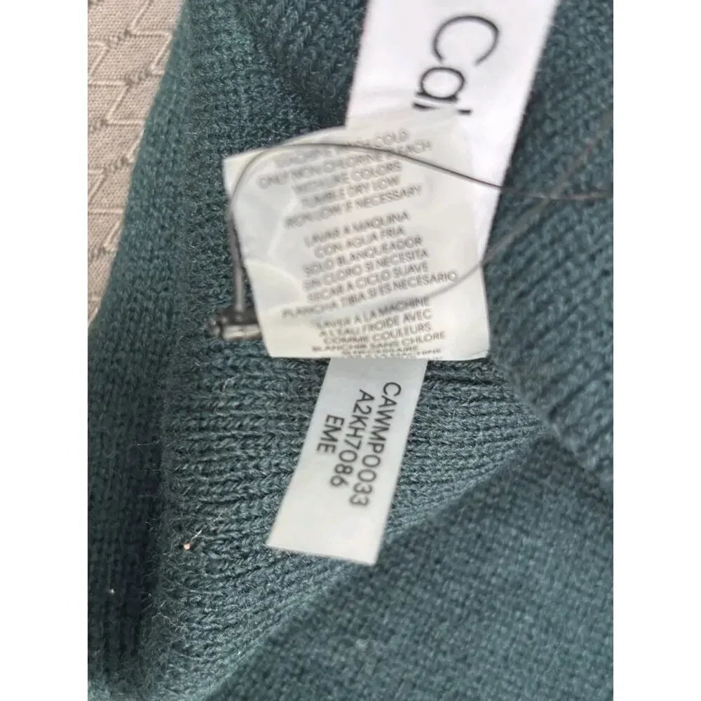 Calvin Klein Women's Logo Cuffed Beanie Green A2KH7086 NEW